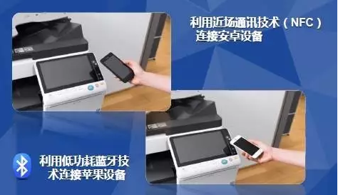 bizhub 958配備智能終端觸控區